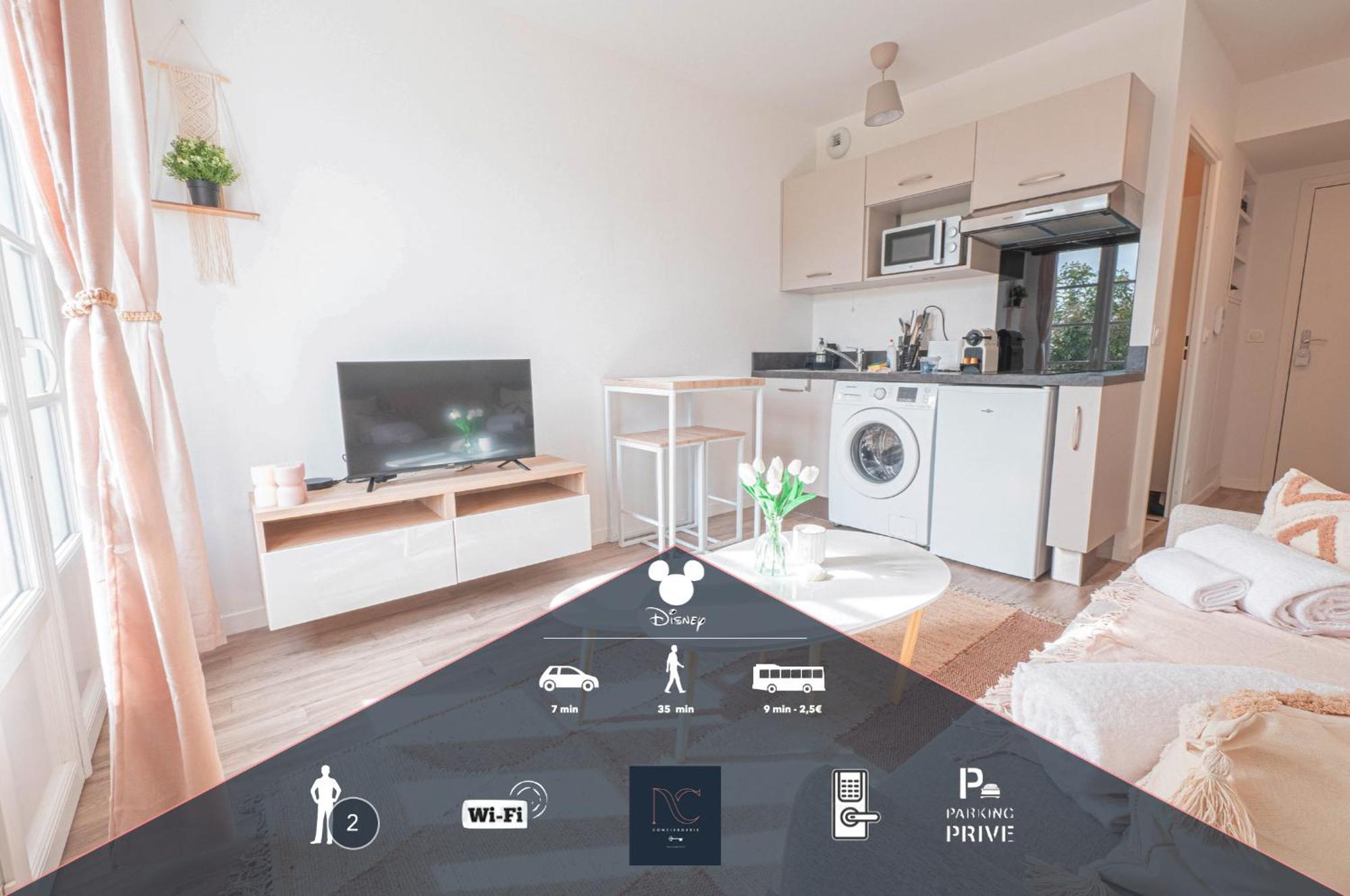 *Disneyland-Paris* Studio, 2Pers, Parking, Wifi Сери Екстериор снимка